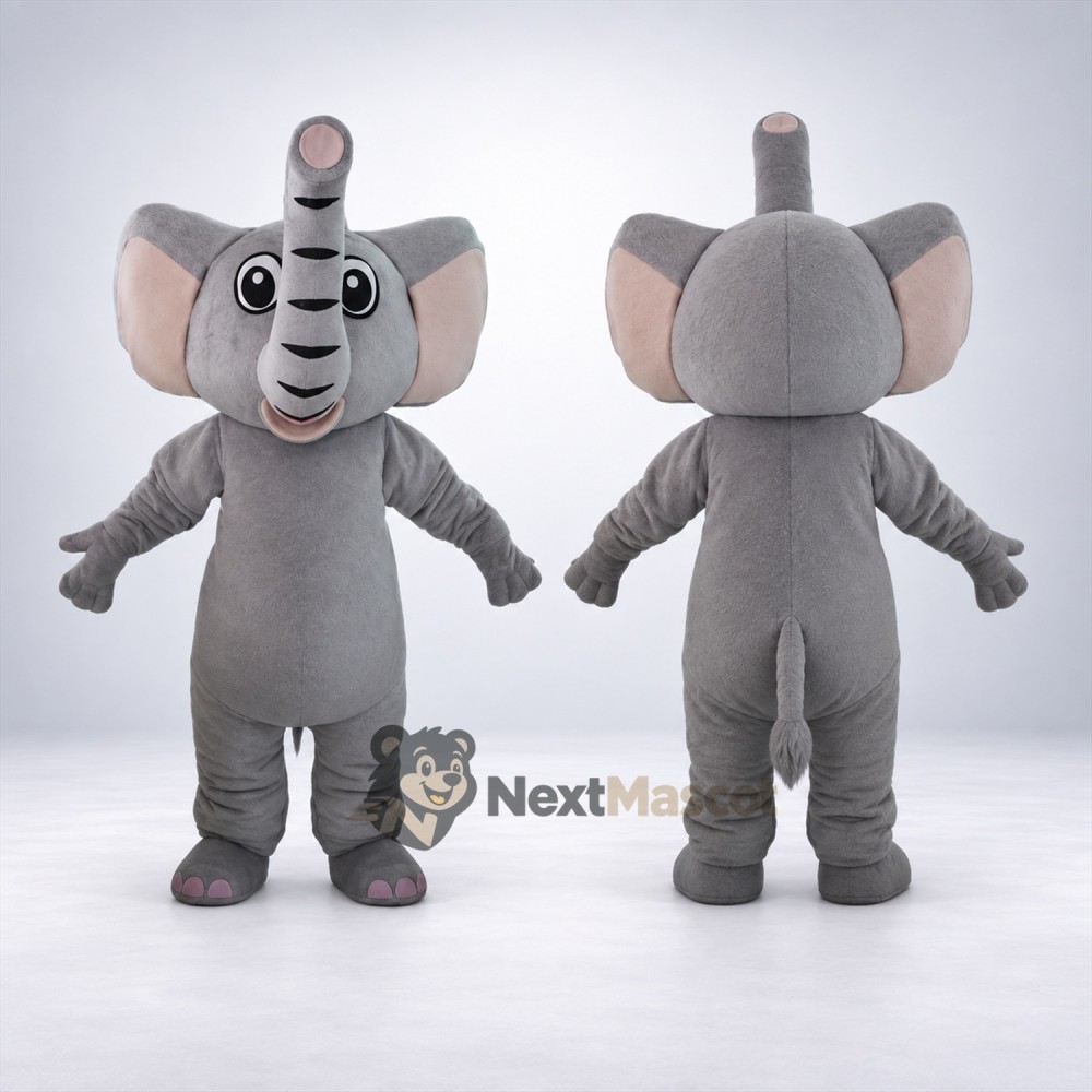 Elephant Mascot Costume - Gray for Stage Shows