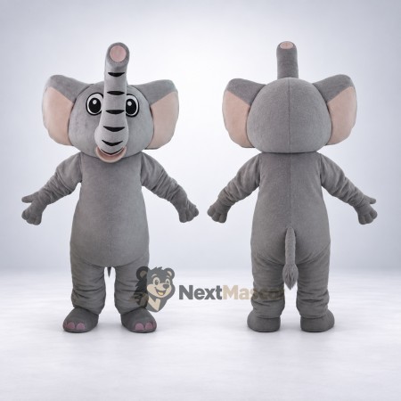 Elephant Mascot Costume - Gray for Stage Shows