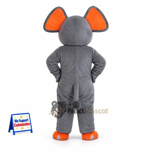 Elephant Mascot Costume - Gray for Street Fairs Elephant Mascot Costume - Gray for Street Fairs