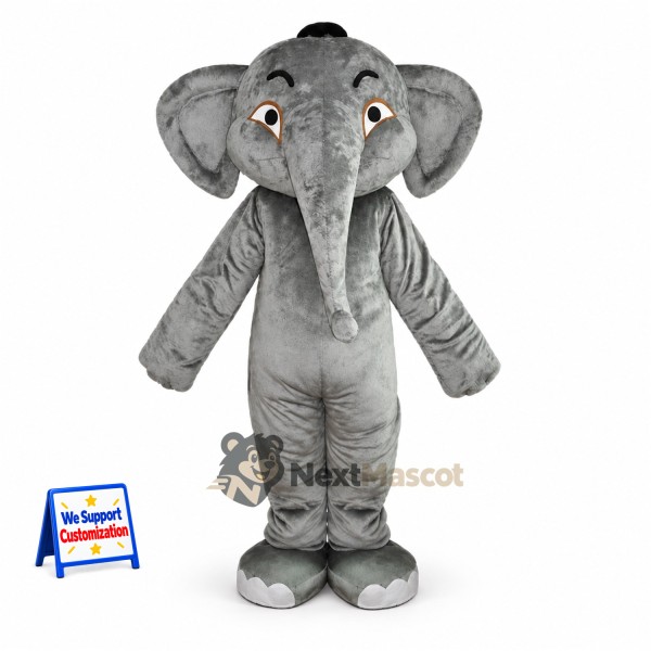 Elephant Mascot Costume - Gray for Fairs