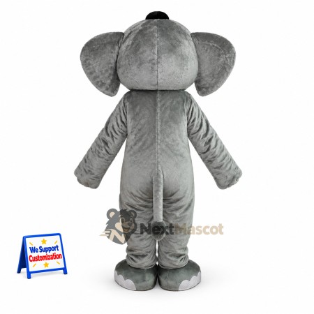 Elephant Mascot Costume - Gray for Fairs Elephant Mascot Costume - Gray for Fairs