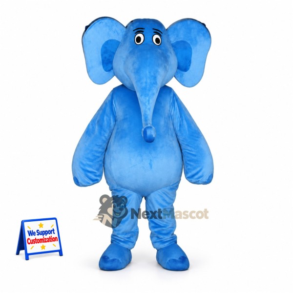 Elephant Mascot Costume - Blue for Parades