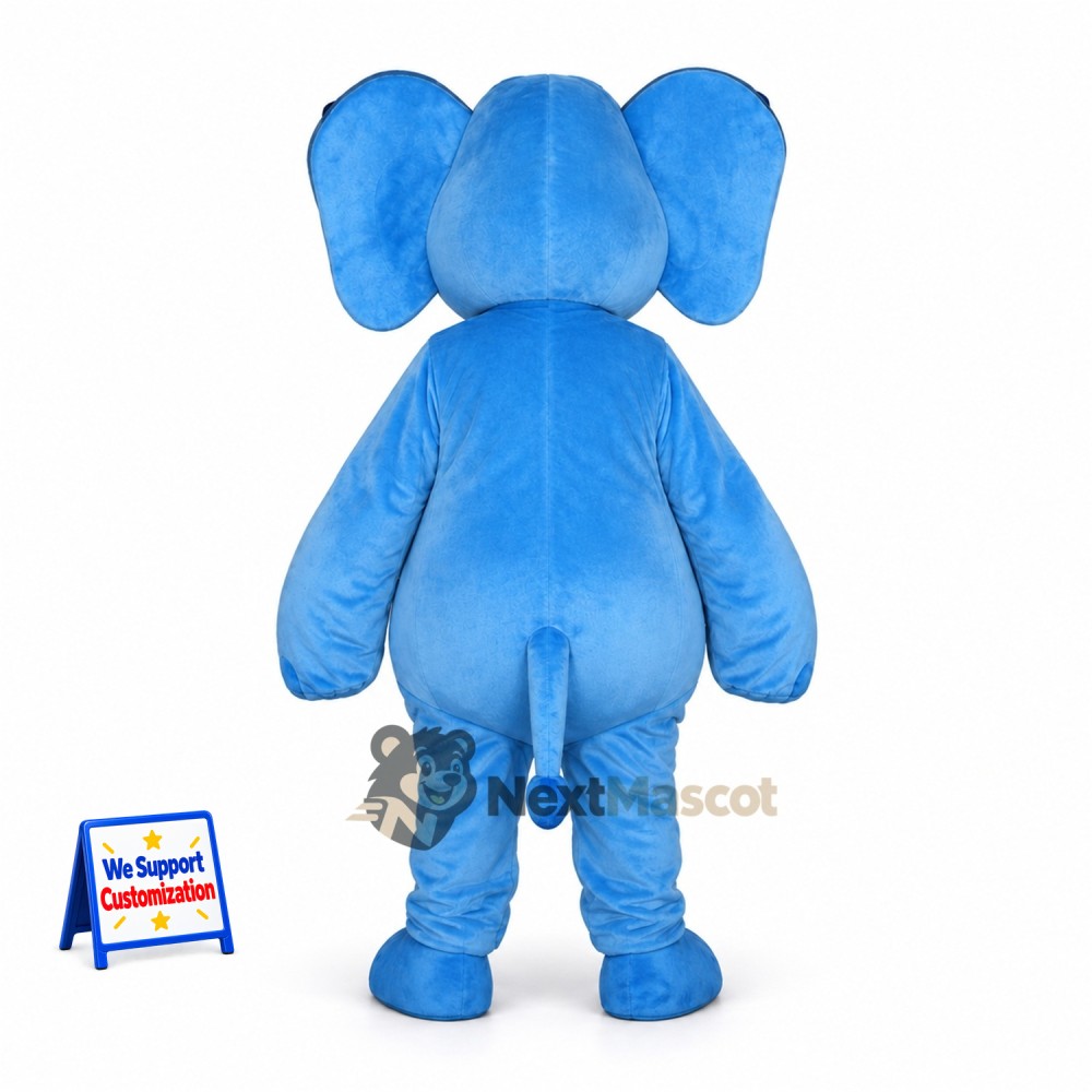 Elephant Mascot Costume - Blue for Parades