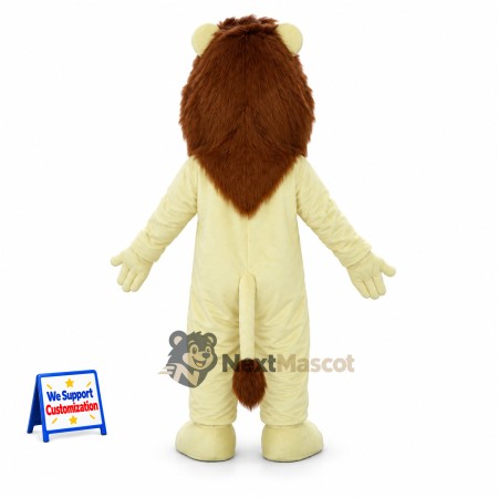 Lion Mascot Costume - Tan for Community Events Lion Mascot Costume - Tan for Community Events