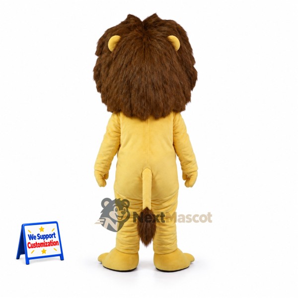 Lion Mascot Costume - Yellow for Parades Lion Mascot Costume - Yellow for Parades
