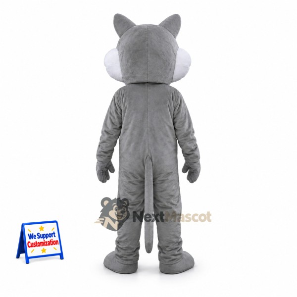 Wolf Mascot Costume - Gray for Campus Events