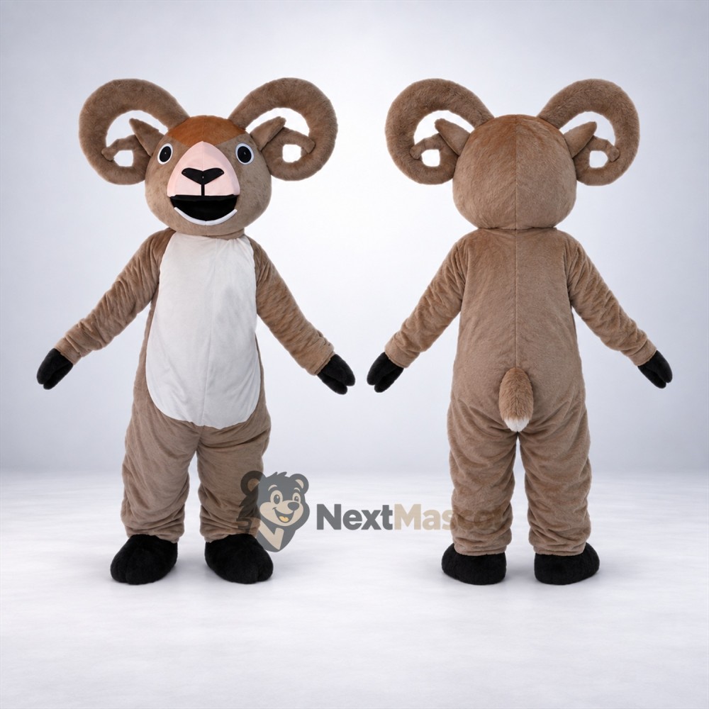 Ram Mascot Costume - Brown for Parades Ram Mascot Costume - Brown for Parades