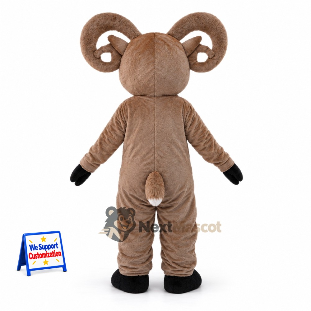 Ram Mascot Costume - Brown for Parades Ram Mascot Costume - Brown for Parades