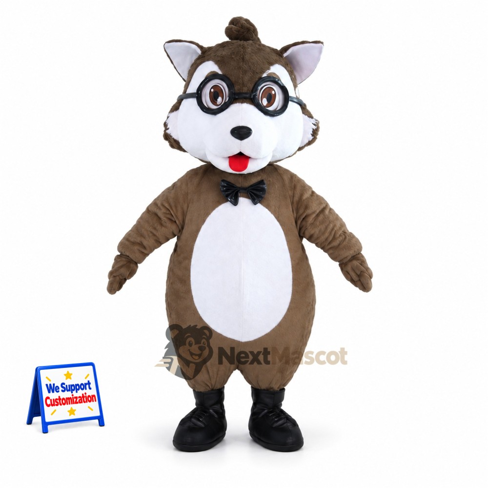 Raccoon Mascot Costume - Brown for Community Events Raccoon Mascot Costume - Brown for Community Events