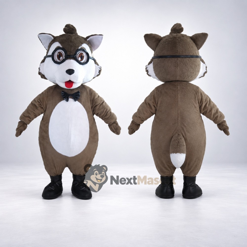 Raccoon Mascot Costume - Brown for Community Events Raccoon Mascot Costume - Brown for Community Events