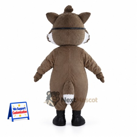 Raccoon Mascot Costume - Brown for Community Events Raccoon Mascot Costume - Brown for Community Events
