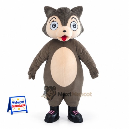 Squirrel Mascot Costume - Gray for School Events Squirrel Mascot Costume - Gray for School Events