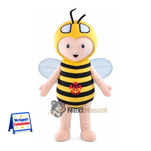 Bee Character Mascot Costume