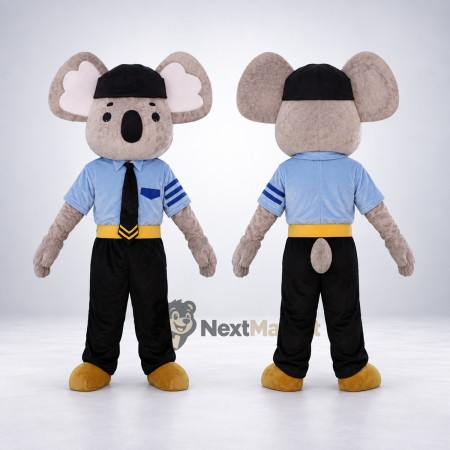 Koala Mascot Costume - Blue Shirt Koala Mascot Costume - Blue Shirt