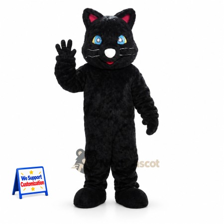 Cat Mascot Costume - Black for School Events Cat Mascot Costume - Black for School Events