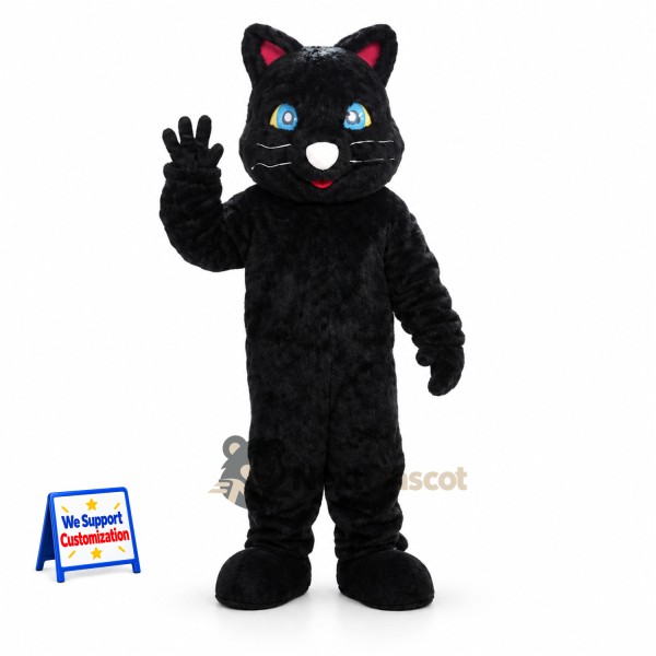 Cat Mascot Costume - Black for School Events