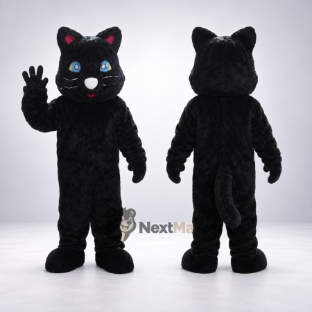 Cat Mascot Costume - Black for School Events Cat Mascot Costume - Black for School Events
