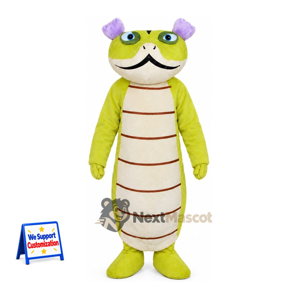 Caterpillar Mascot Costume - Green
