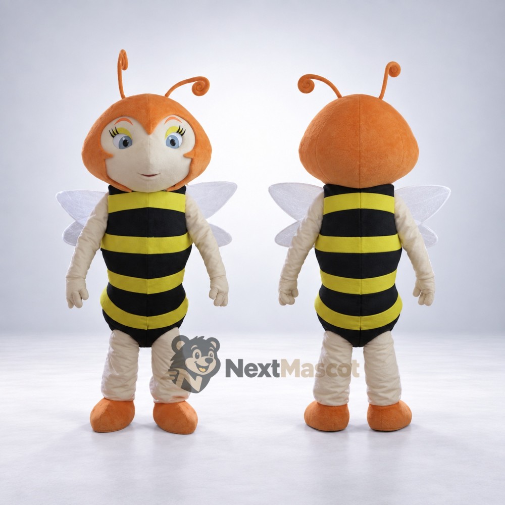 Bee Character Mascot Costume for Garden Events Bee Character Mascot Costume for Garden Events