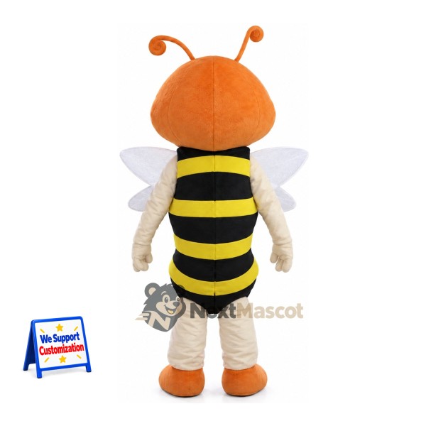 Bee Character Mascot Costume for Garden Events