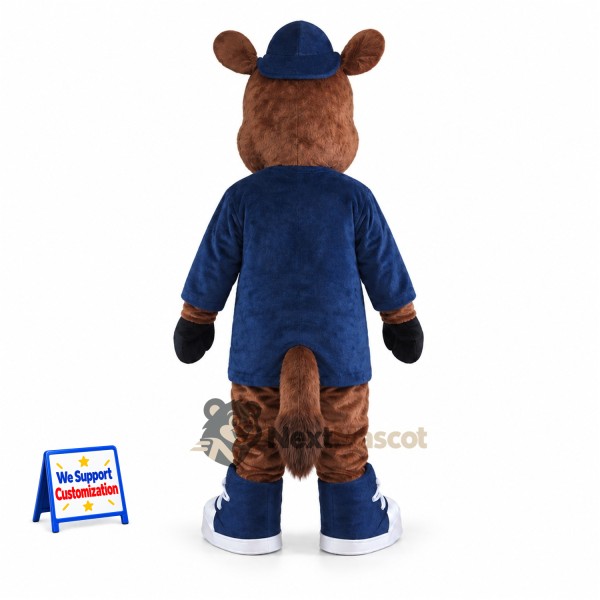 Horse Mascot Costume - Blue Shirt Horse Mascot Costume - Blue Shirt
