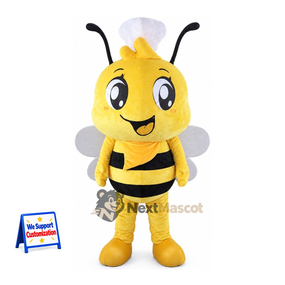 Bee Mascot Costume - Chef Style Bee Mascot Costume - Chef Style