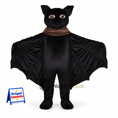 Bat Mascot Costume - Black for Parades Bat Mascot Costume - Black for Parades