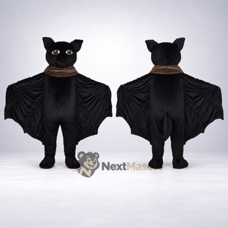 Bat Mascot Costume - Black for Parades Bat Mascot Costume - Black for Parades