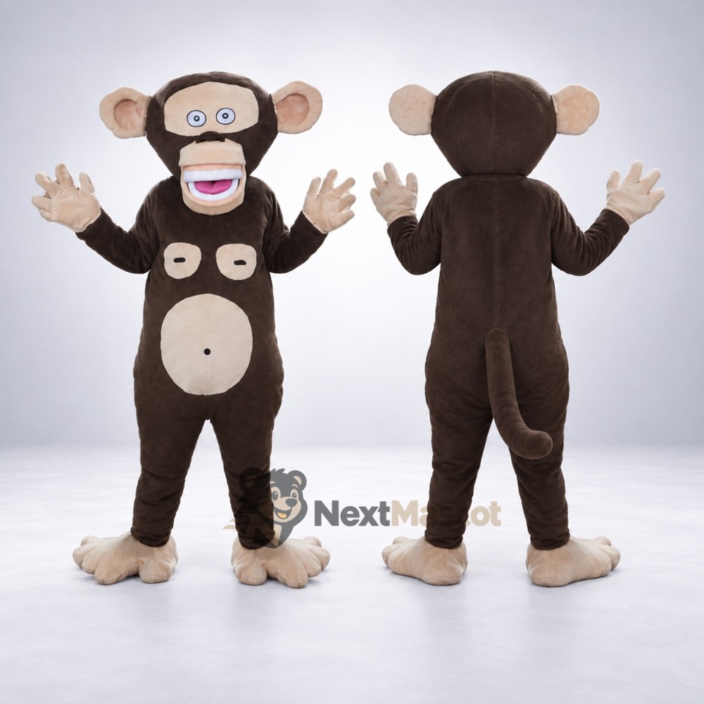 Monkey Mascot Costume - Brown for Pep Rallies Monkey Mascot Costume - Brown for Pep Rallies