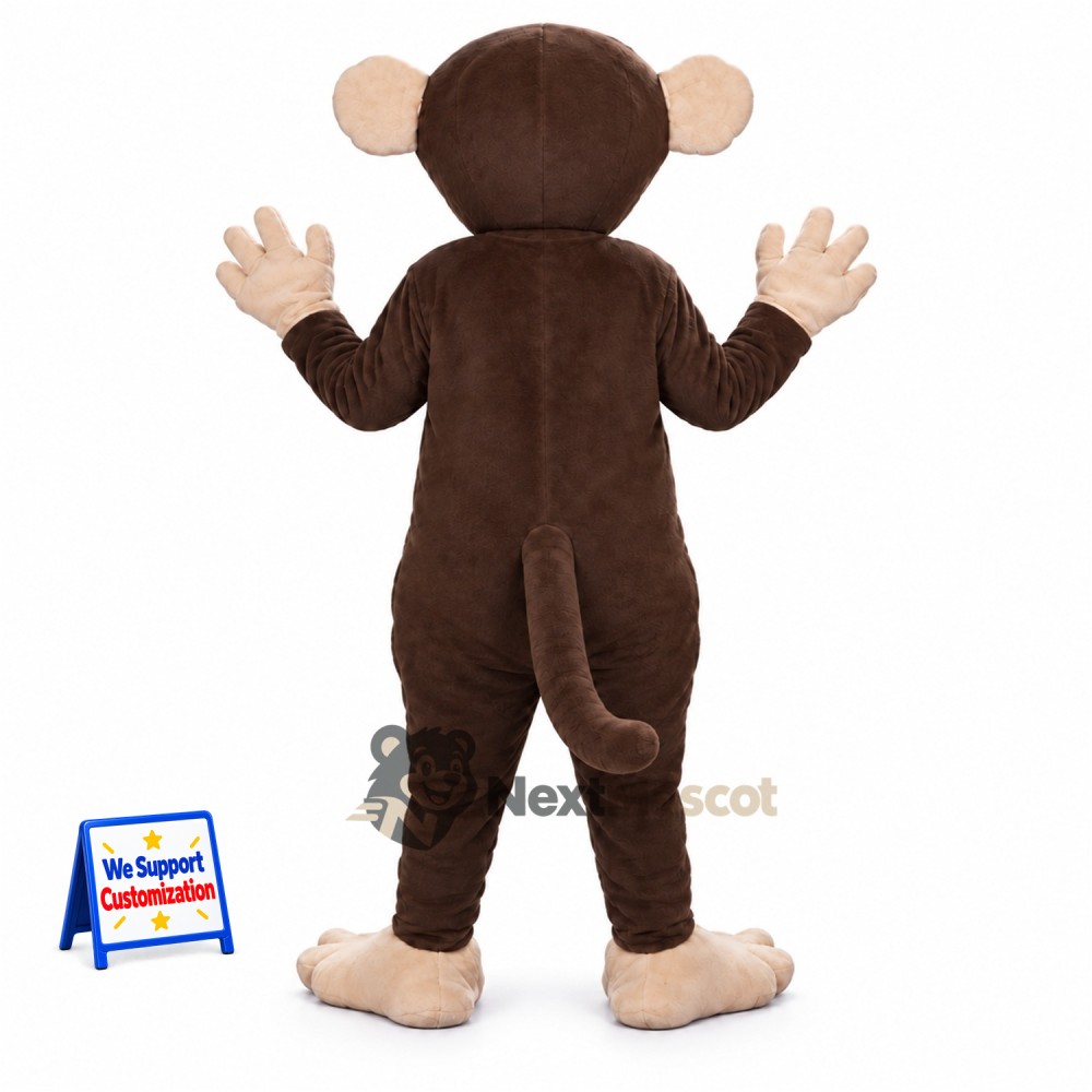 Monkey Mascot Costume - Brown for Pep Rallies Monkey Mascot Costume - Brown for Pep Rallies