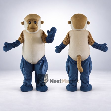 Monkey Mascot Costume - Blue Pants