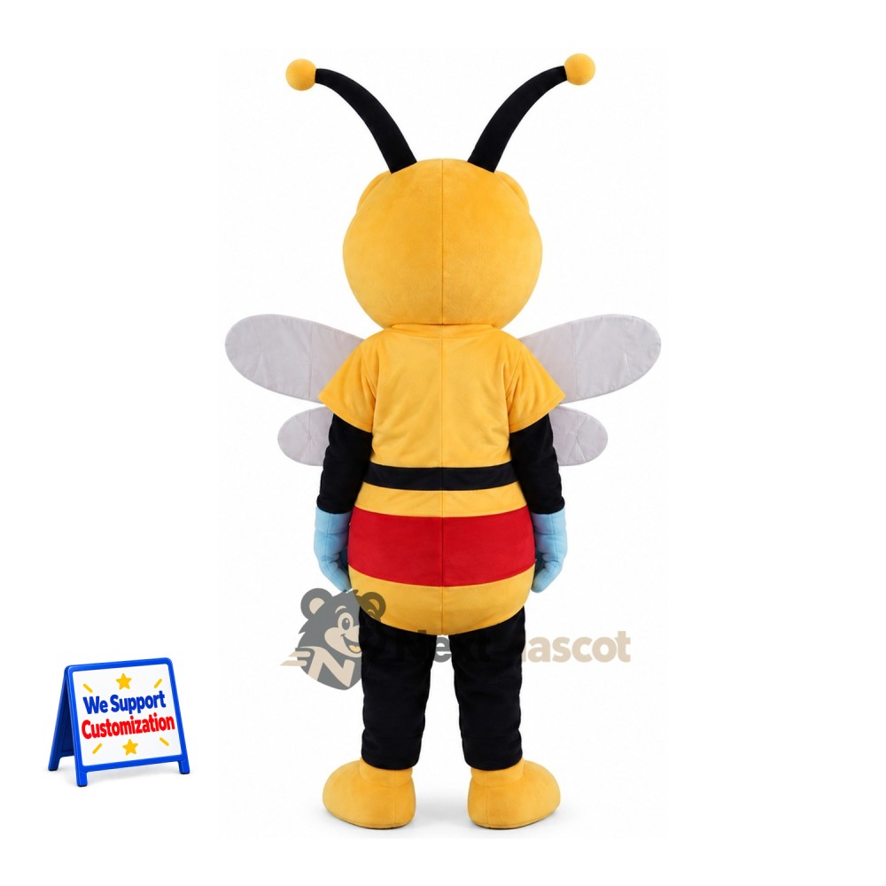 Bee Mascot Costume - Red Nose