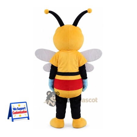 Bee Mascot Costume - Red Nose