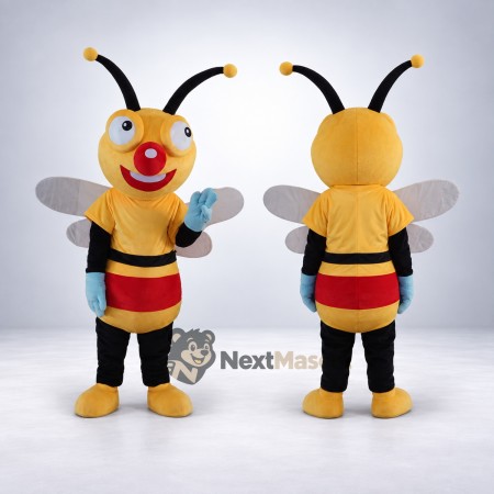 Bee Mascot Costume - Red Nose