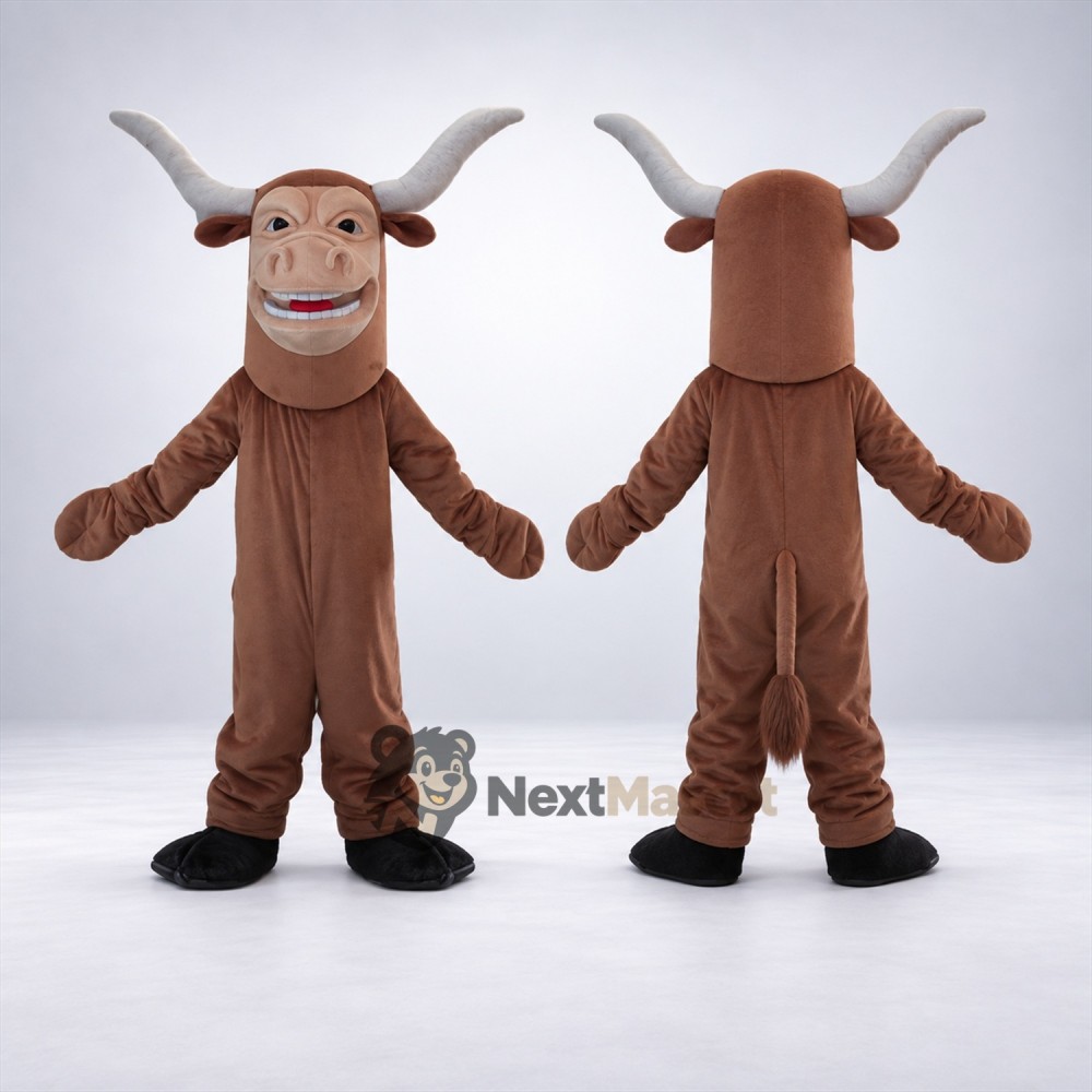 Bull Mascot Costume - Brown for Fundraisers Bull Mascot Costume - Brown for Fundraisers