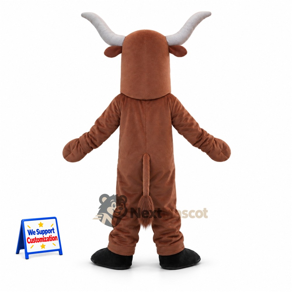 Bull Mascot Costume - Brown for Fundraisers Bull Mascot Costume - Brown for Fundraisers