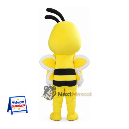 Bee Mascot Costume - Yellow, White Gloves for Garden Events Bee Mascot Costume - Yellow, White Gloves for Garden Events