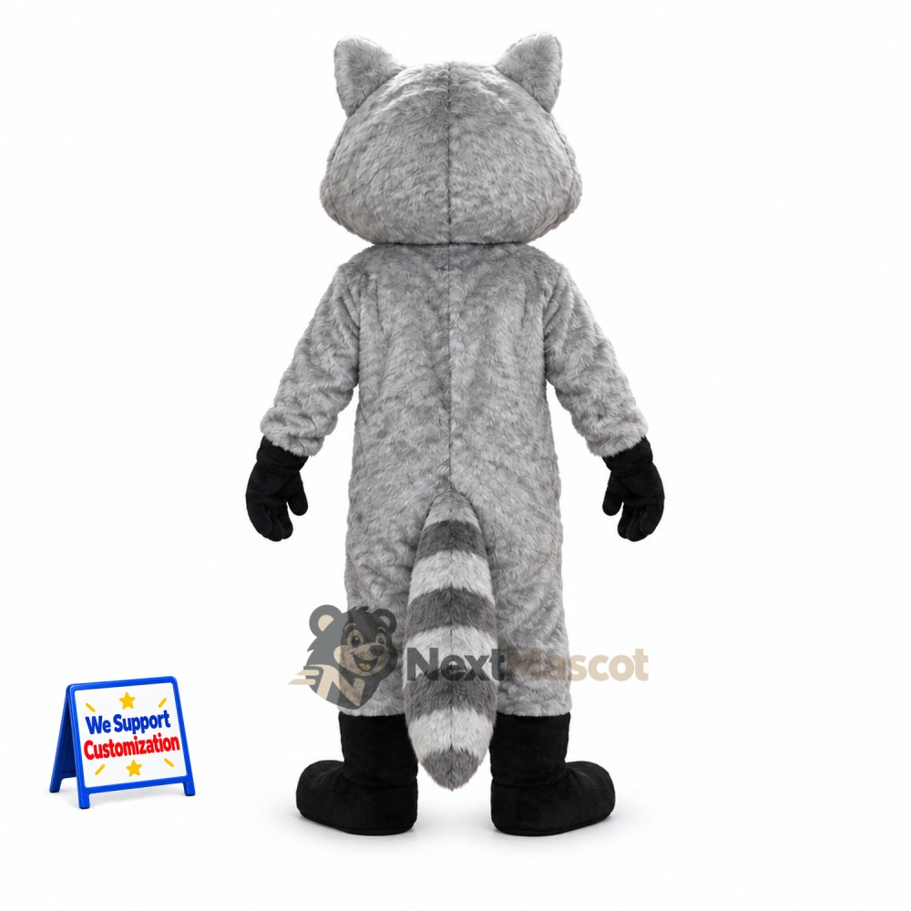 Raccoon Mascot Costume - Gray for Team Events Raccoon Mascot Costume - Gray for Team Events