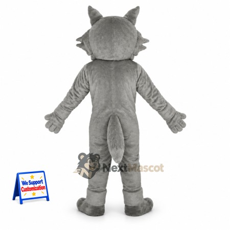 Wolf Mascot Costume - Gray for School Fairs Wolf Mascot Costume - Gray for School Fairs