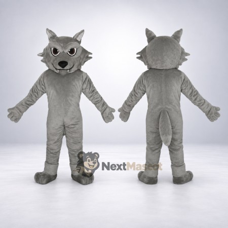 Wolf Mascot Costume - Gray for School Fairs Wolf Mascot Costume - Gray for School Fairs