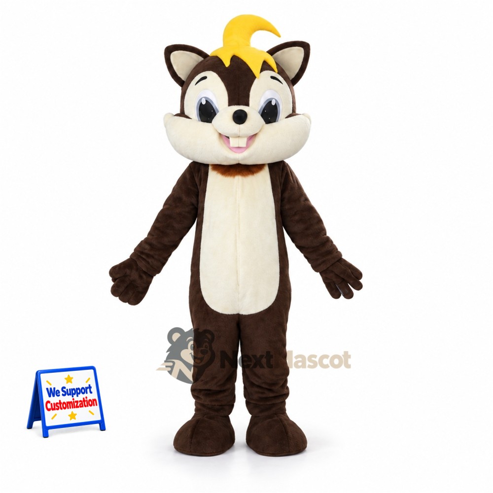 Chipmunk Mascot Costume - Brown Chipmunk Mascot Costume - Brown