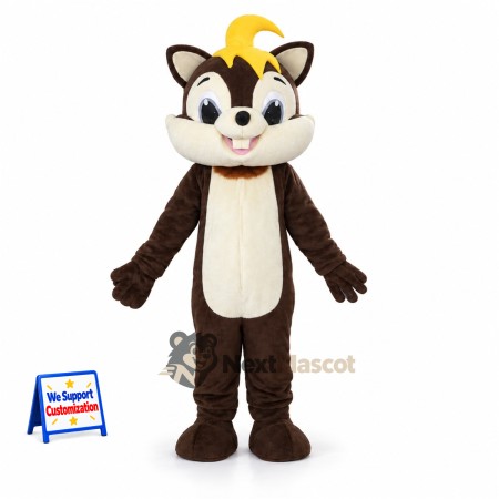 Chipmunk Mascot Costume - Brown Chipmunk Mascot Costume - Brown