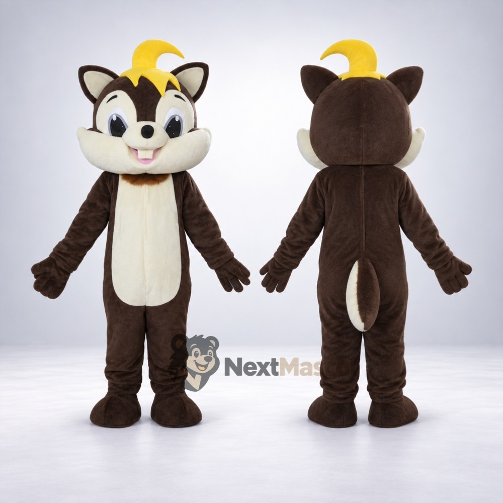Chipmunk Mascot Costume - Brown Chipmunk Mascot Costume - Brown