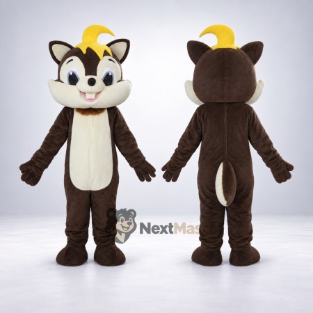 Chipmunk Mascot Costume - Brown Chipmunk Mascot Costume - Brown