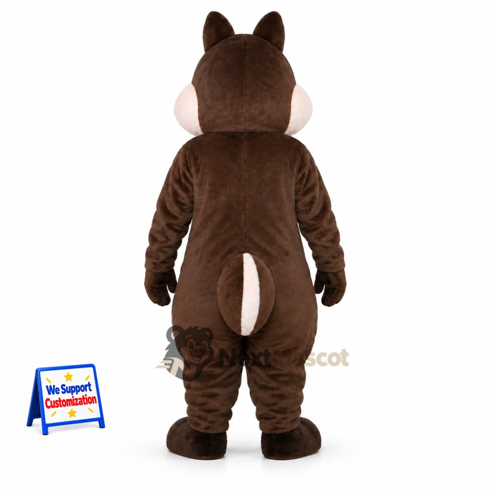 Chipmunk Mascot Costume - Brown for Parades Chipmunk Mascot Costume - Brown for Parades
