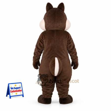 Chipmunk Mascot Costume - Brown for Parades Chipmunk Mascot Costume - Brown for Parades