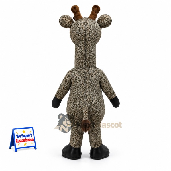 Giraffe Mascot Costume - Brown for Parades Giraffe Mascot Costume - Brown for Parades
