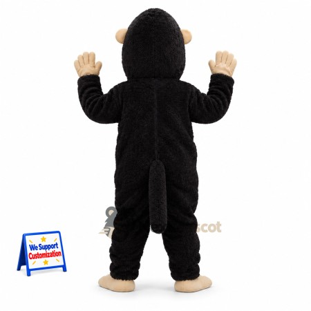 Monkey Mascot Costume - Black for Community Events