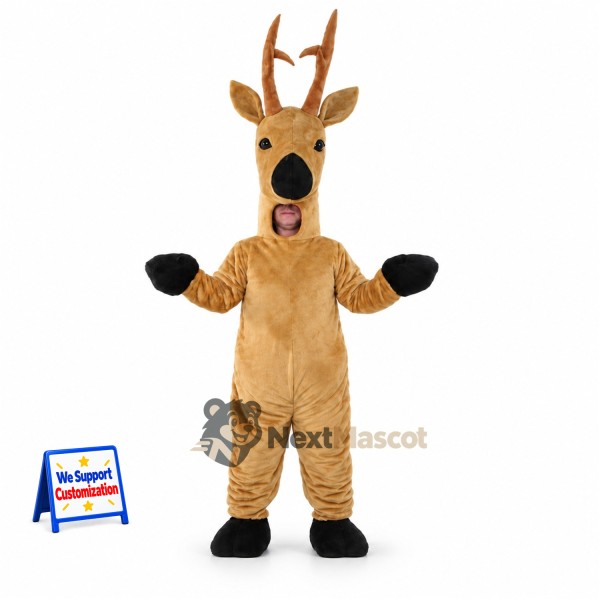 Deer Mascot Costume - Brown for Grand Openings