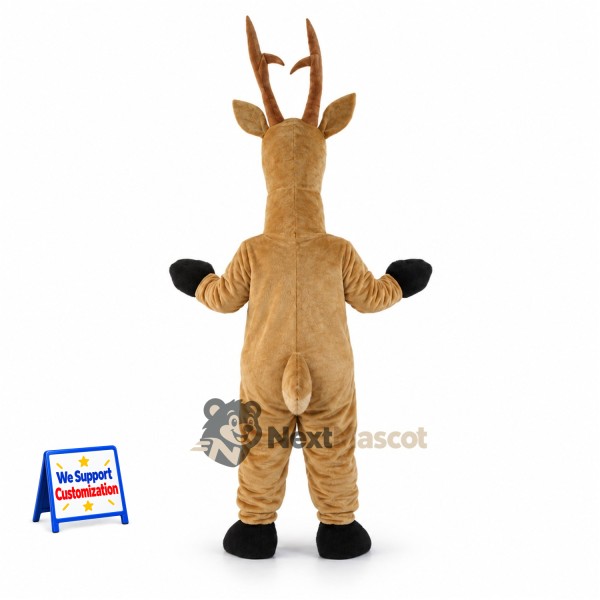 Deer Mascot Costume - Brown for Grand Openings Deer Mascot Costume - Brown for Grand Openings
